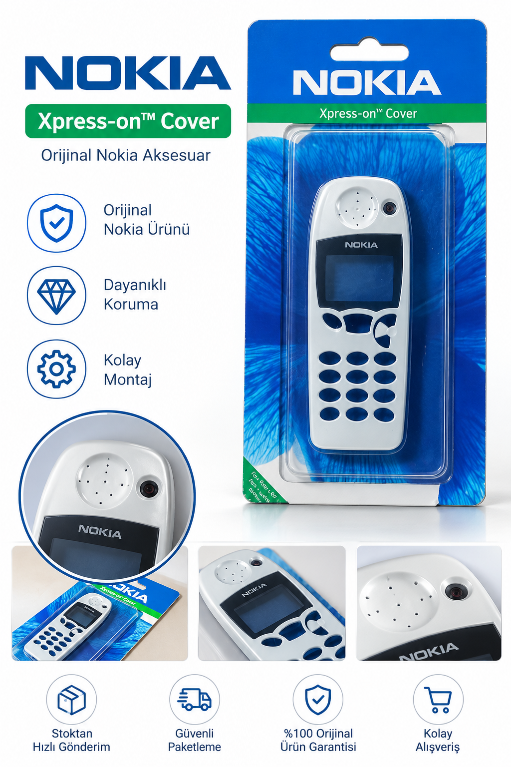 Nokia Orjinal 5110  Cep Telefonu Kapağı