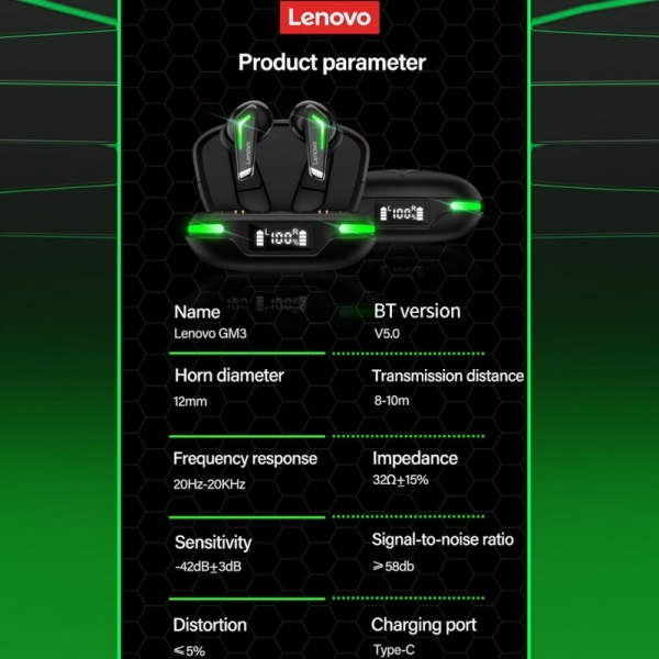 Lenovo Livepods GM6 Tam Kablosuz Kulaklık — ürün görseli 4