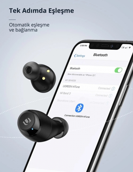 Ugreen HiTune TWS Tam Kablosuz Kulaklık (WS100) — ürün görseli 6