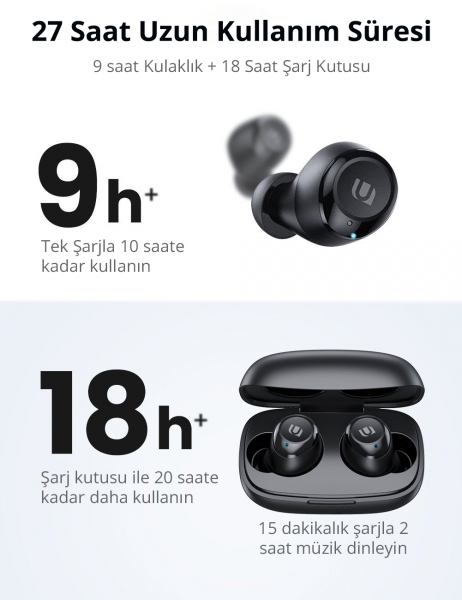 Ugreen HiTune TWS Tam Kablosuz Kulaklık (WS100) — ürün görseli 5
