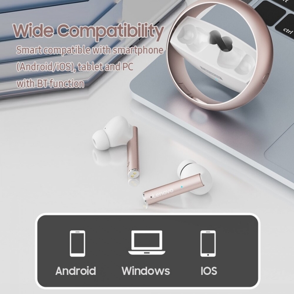 Lenovo LP60 Tam Kablosuz Kulaklık — ürün görseli 6