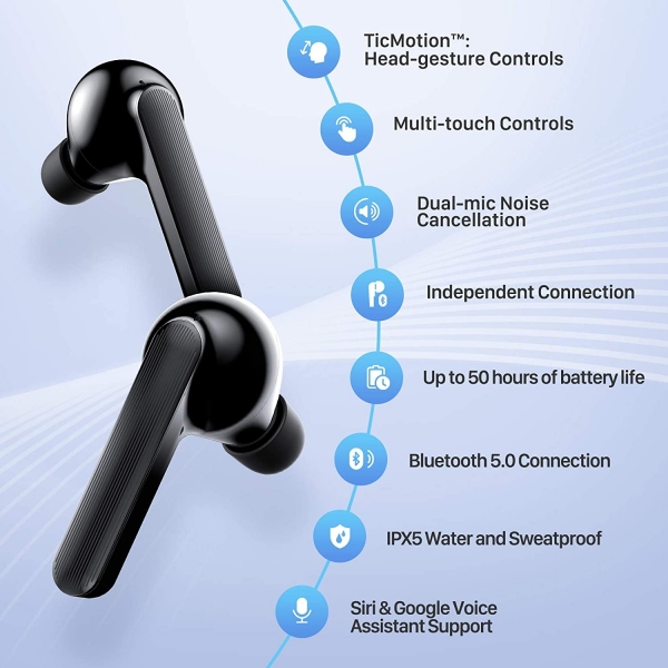 ‎Mobvoi Earbuds Gesture Tam Kablosuz Kulaklık — ürün görseli 4