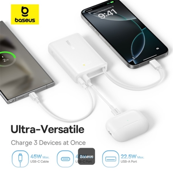 Baseus PicoGo 45W 10000 mAh Powerbank (PPPG-1W45C) — ürün görseli 7