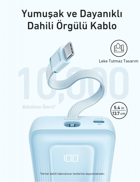 Anker Zolo 30W 10000 mAh Powerbank (A1688) — ürün görseli 6