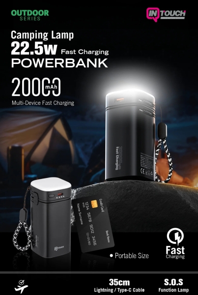 Intouch Outdoor 20000 mAh Powerbank (IN-LP020) — ürün görseli 6