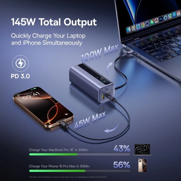 Baseus EnerGeek GR11 20000 mAh Powerbank (E0027B01) — ürün görseli 7