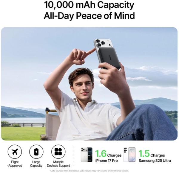 Baseus EnerFill FM21 45W 10000 mAh Powerbank (E0031800) — ürün görseli 5