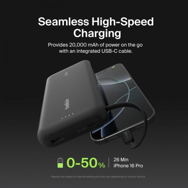 Belkin BoostCharge 20000 mAh Powerbank (BPB024) — ürün görseli 5