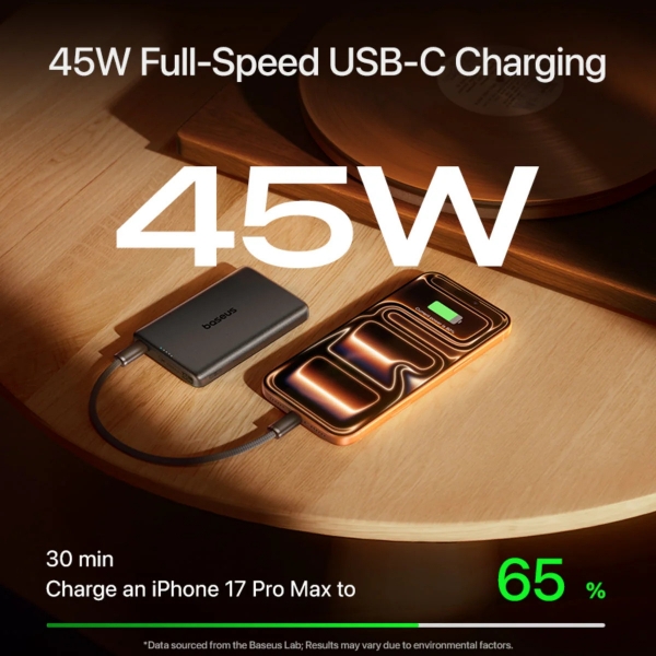 Baseus PicoGo AM52 Qi2.2 10000 mAh Powerbank (E0028Z00) — ürün görseli 3