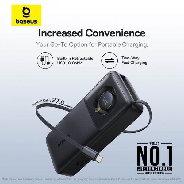 Baseus Free2 Pull 65W 20000 mAh Powerbank (PPLSC01-20) — ürün görseli 5