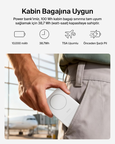 Belkin BoostCharge Slim 10000 mAh Powerbank (BPD016) — ürün görseli 11