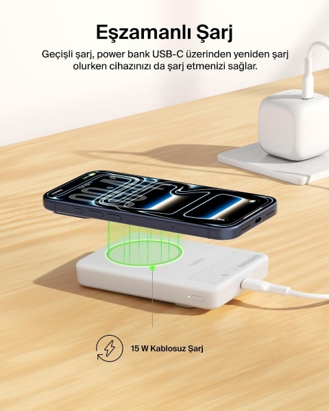 Belkin BoostCharge Slim 10000 mAh Powerbank (BPD016) — ürün görseli 10