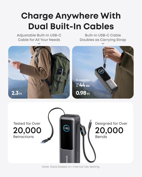 Anker Laptop 25K 165W 25000 mAh Powerbank (A1695) — ürün görseli 4