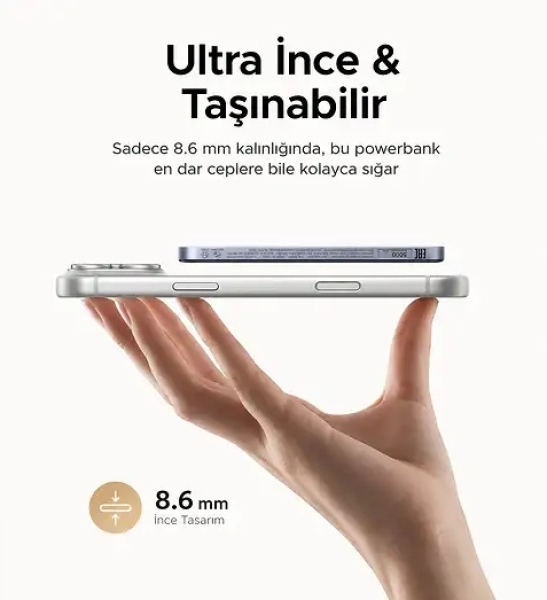 Ugreen MagFlow Air 20W 5000 mAh Powerbank (PB580) — ürün görseli 4