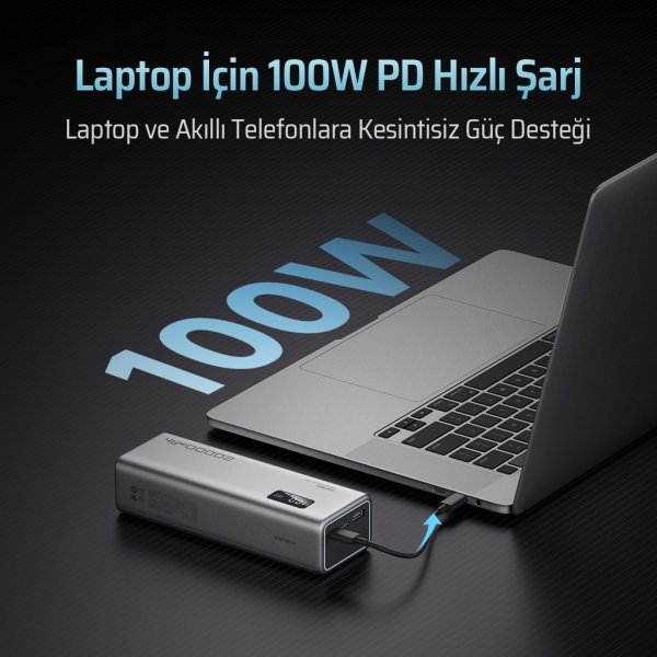 Cuktech 15 150W 20000 mAh Powerbank (PB200P) — ürün görseli 5