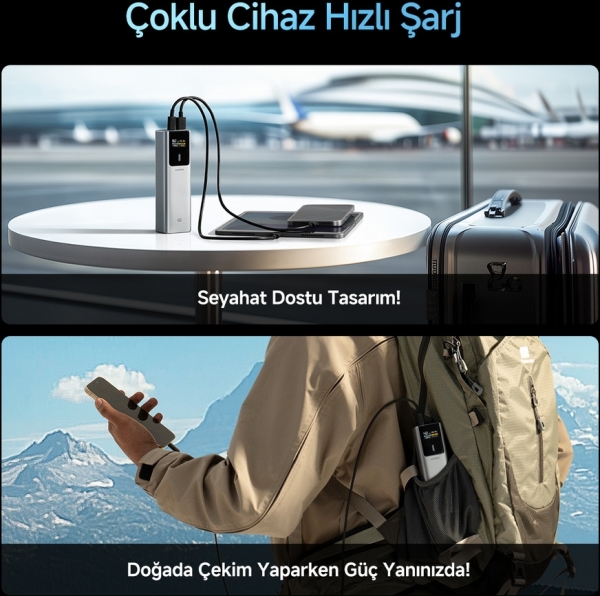Cuktech 10 150W 10000 mAh Powerbank (PB100P) — ürün görseli 10