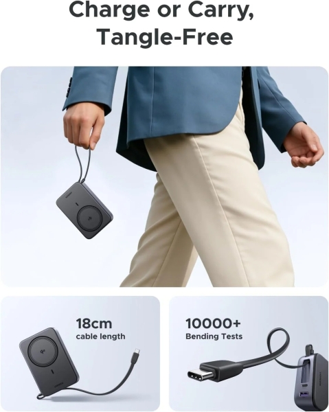 Ugreen Zapix 55450B 30W 20000 mAh Powerbank (PB567) — ürün görseli 15