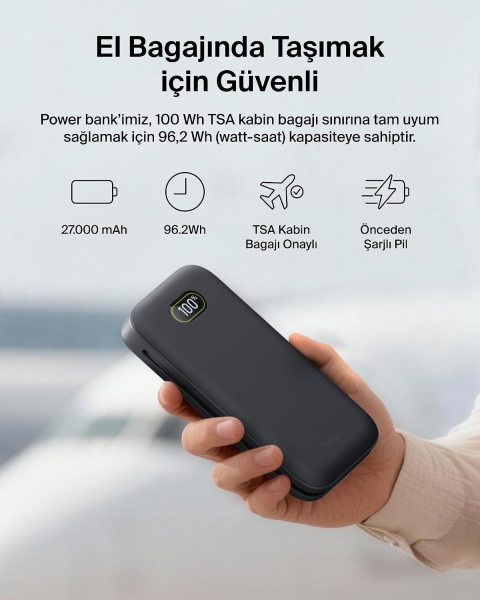 Belkin UltraCharge Pro Laptop 240W 27000 mAh Powerbank (BPB040HQCH) — ürün görseli 8