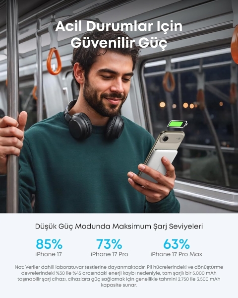 Anker Nano MagGo 5000 mAh Powerbank (A1665) — ürün görseli 10