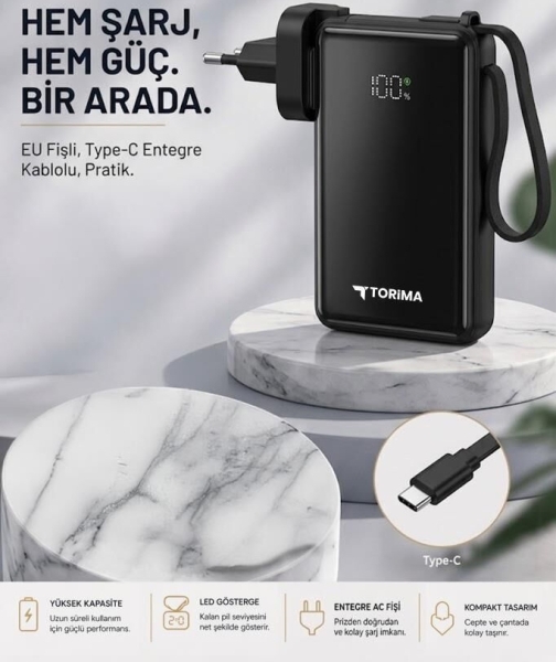 Torima TRM-1017 10000 mAh Powerbank — ürün görseli 9