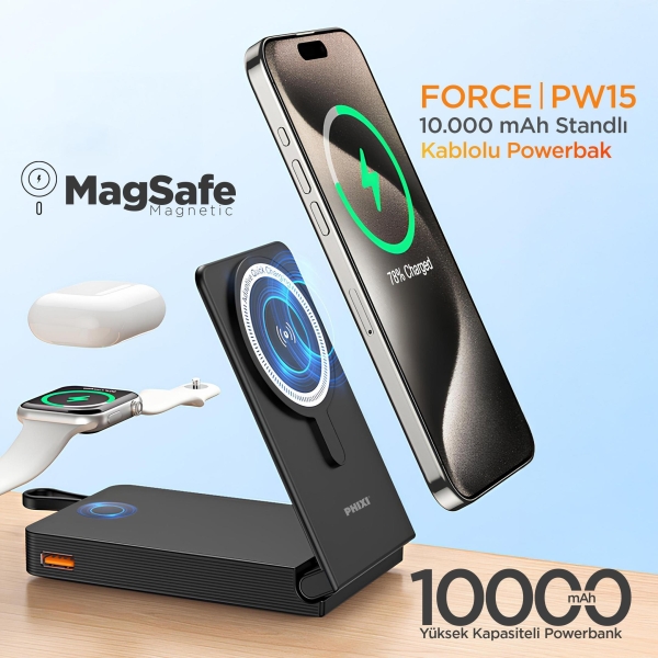 Phixi Ultimate PW15 10000 mAh Powerbank — ürün görseli 3