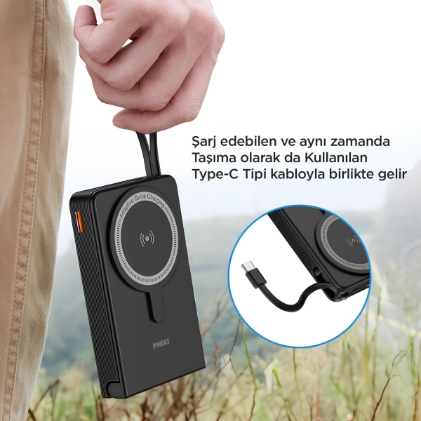 Phixi Ultimate PW15 10000 mAh Powerbank — ürün görseli 6