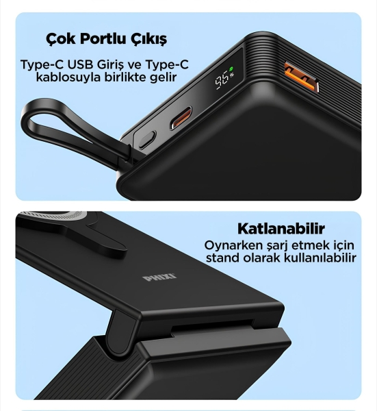 Phixi Ultimate PW15 10000 mAh Powerbank — ürün görseli 4