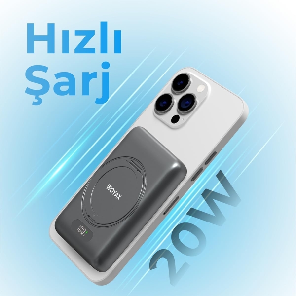 Deji Woyax WY-10 MAG-ST 10000 mAh Powerbank — ürün görseli 3