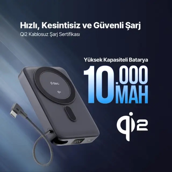 ttec ReCharger Pro M LCD 35W 10000 mAh Powerbank (2BB264UG) — ürün görseli 5