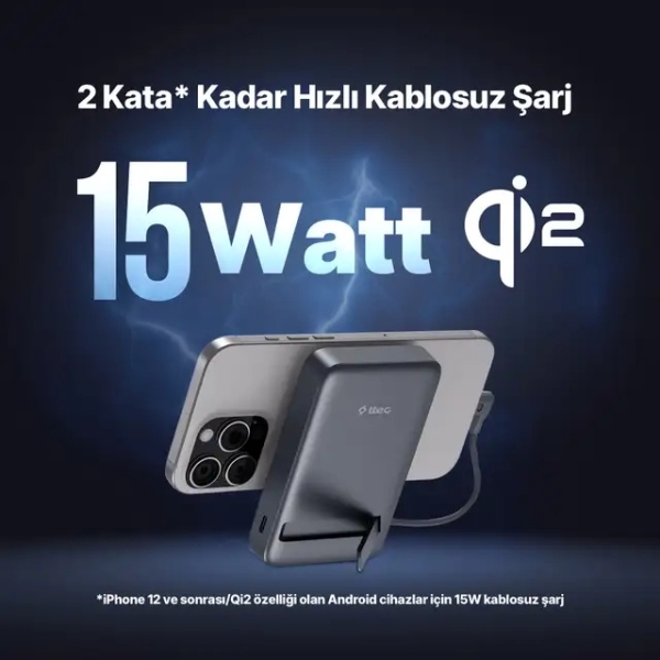 ttec ReCharger Pro M LCD 35W 10000 mAh Powerbank (2BB264UG) — ürün görseli 6