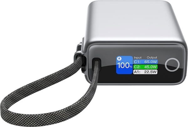 ttec ReCharger Pro Max TFT 65W 20000 mAh Powerbank (2BB273G) — ürün görseli 5