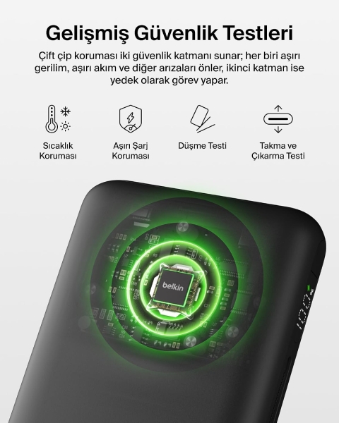 Belkin UltraCharge Pro Laptop 140W 25000 mAh Powerbank (BPB039) — ürün görseli 12