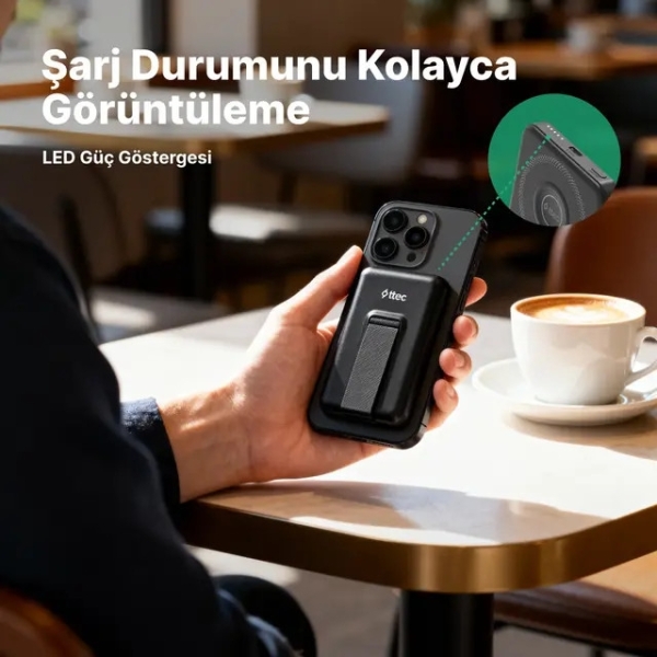 ttec ReCharger M 5000 mAh Powerbank (2BB239S) — ürün görseli 9