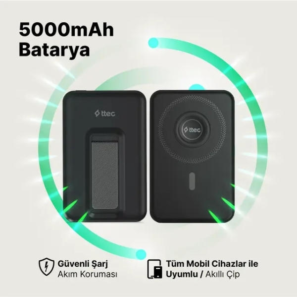 ttec ReCharger M 5000 mAh Powerbank (2BB239S) — ürün görseli 6