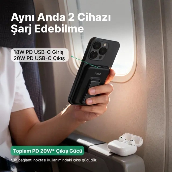 ttec ReCharger M 5000 mAh Powerbank (2BB239S) — ürün görseli 8