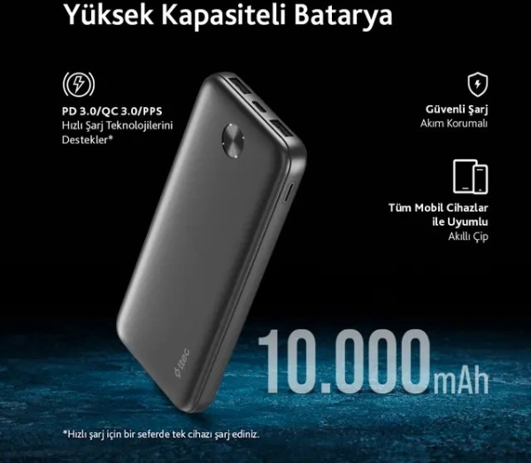 ttec ReCharger 10000 mAh Powerbank (2BB234S) — ürün görseli 4