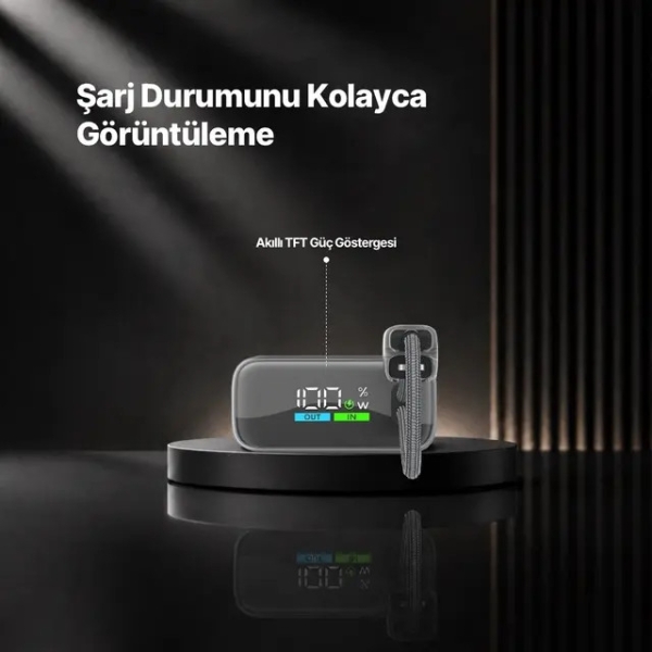 ttec ReCharger Pro TFT 35W 10000 mAh Powerbank (2BB279G) — ürün görseli 6