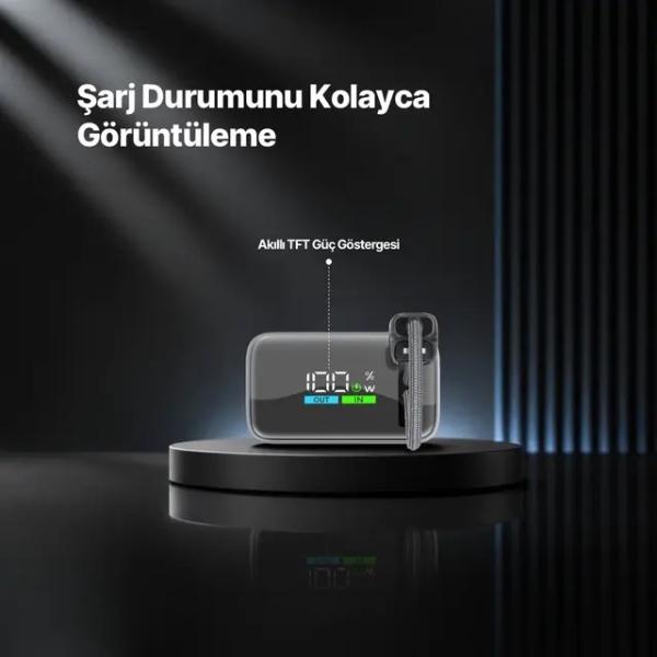 ttec ReCharger Pro TFT 20W 15000 mAh Powerbank (2BB280UG) — ürün görseli 6