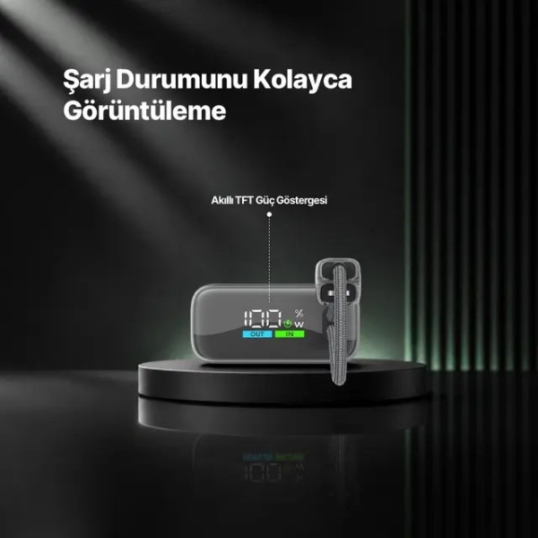 ttec ReCharger Pro TFT 20W 10000 mAh Powerbank (2BB278UG) — ürün görseli 6