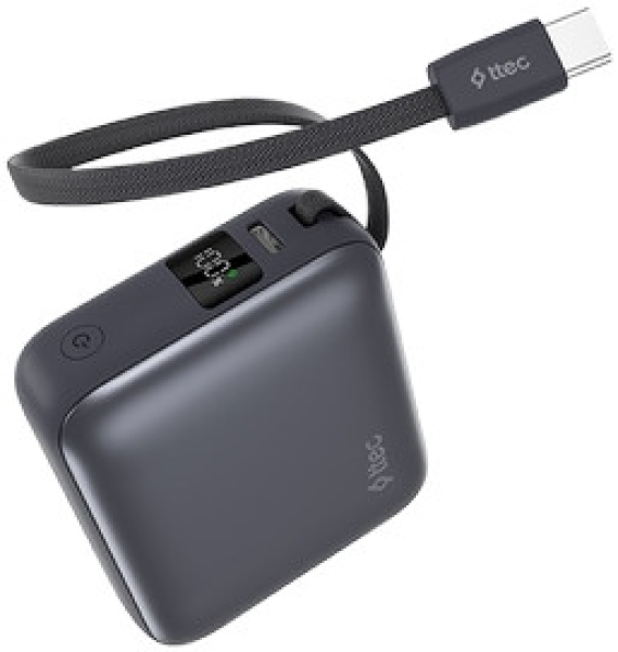 ttec ReCharger Mini LCD 35W 10000 mAh Powerbank (2BB232GR) — ürün görseli 3