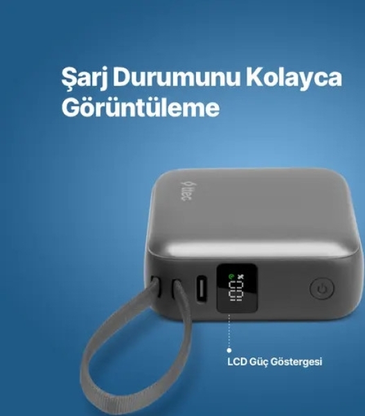 ttec ReCharger Mini LCD 35W 10000 mAh Powerbank (2BB232GR) — ürün görseli 9