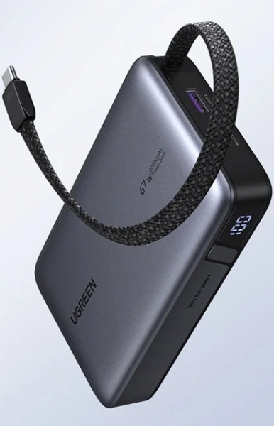 Ugreen 55996B Nexode 67W 20000 mAh Powerbank (PB550) — ürün görseli 3