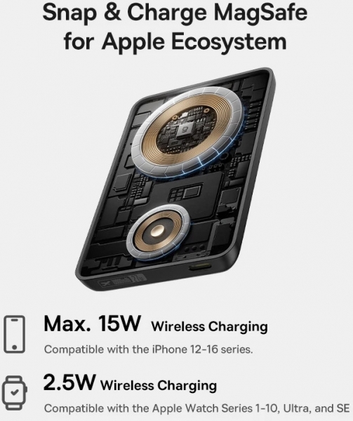 Baseus EnerFill FT11 10000 mAh Powerbank (PPCX2-1027W) — ürün görseli 6