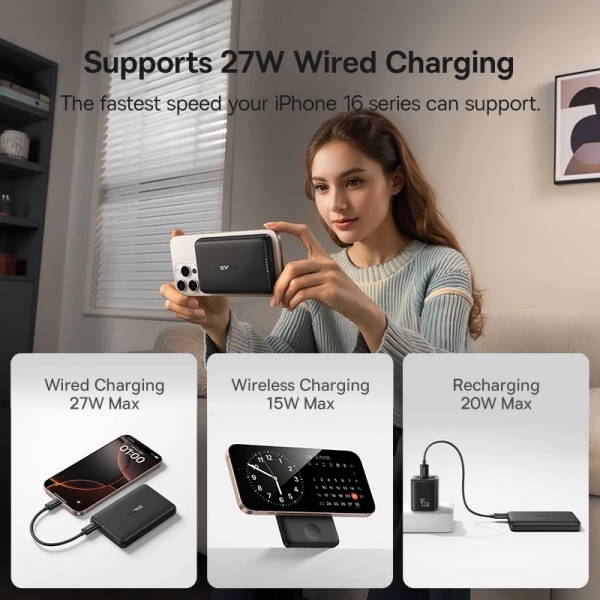 Baseus EnerFill FT11 10000 mAh Powerbank (PPCX2-1027W) — ürün görseli 10