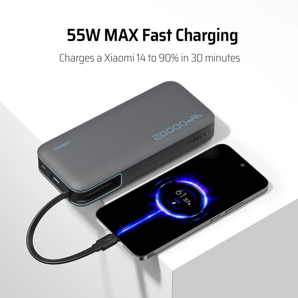 Cuktech CP25 55W 20000 mAh Powerbank (PB200N) — ürün görseli 5
