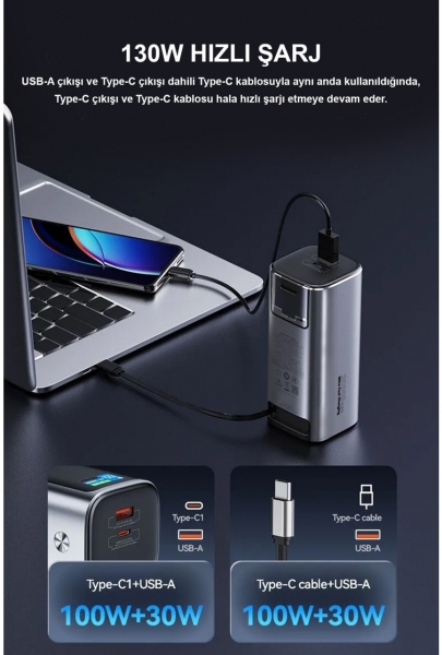 Intouch Ultra 130W 20000 mAh Powerbank (IN-PRE020) — ürün görseli 5