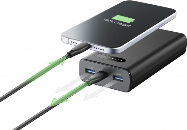 Cellularline Fast PD 20W 20000 mAh Powerbank (PBFAST01PD20000) — ürün görseli 3