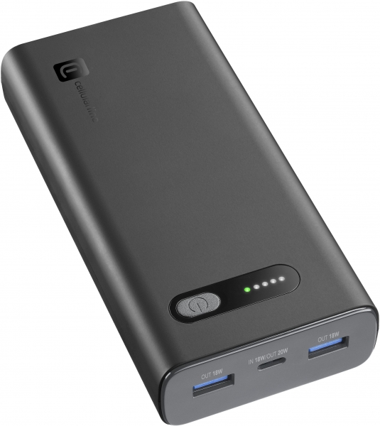 Cellularline Fast PD 20W 20000 mAh Powerbank (PBFAST01PD20000)