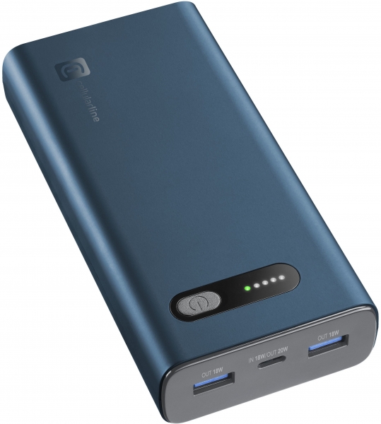 Cellularline Fast PD 20W 20000 mAh Powerbank (PBFAST01PD20000) — ürün görseli 2