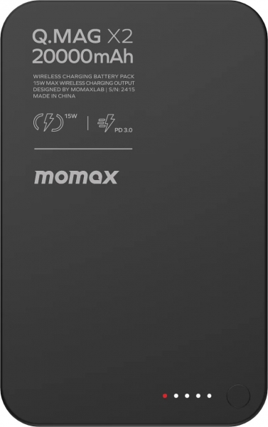 Momax Q.Mag X2 20000 mAh Powerbank (IP120)